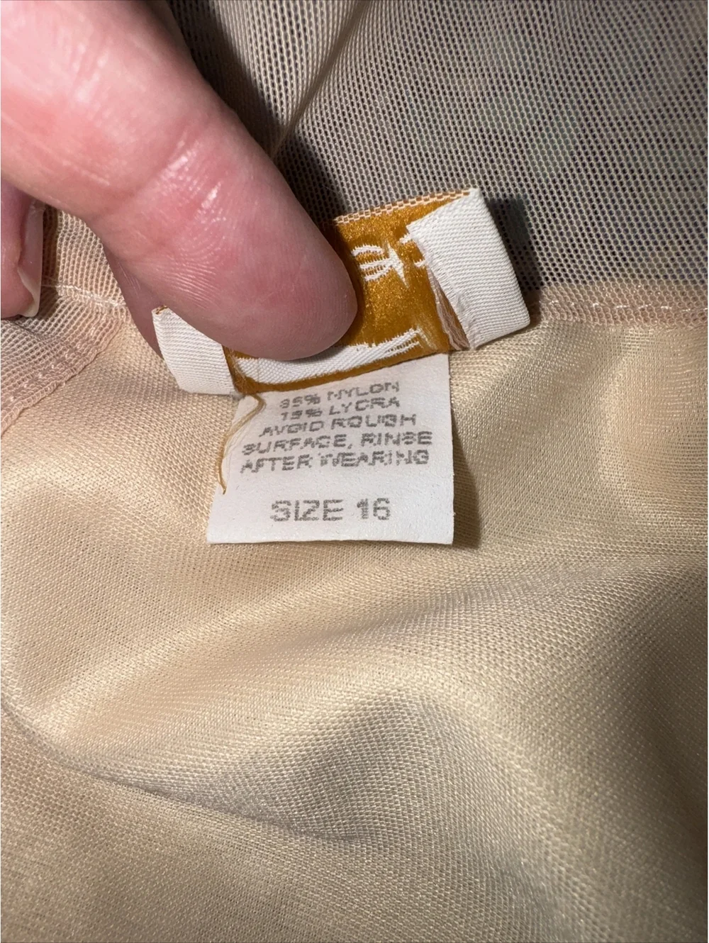 Vintage 80’s CEEB OF MIAMI Vintage One Piece Swimsuit Skort Dress SIZE 16